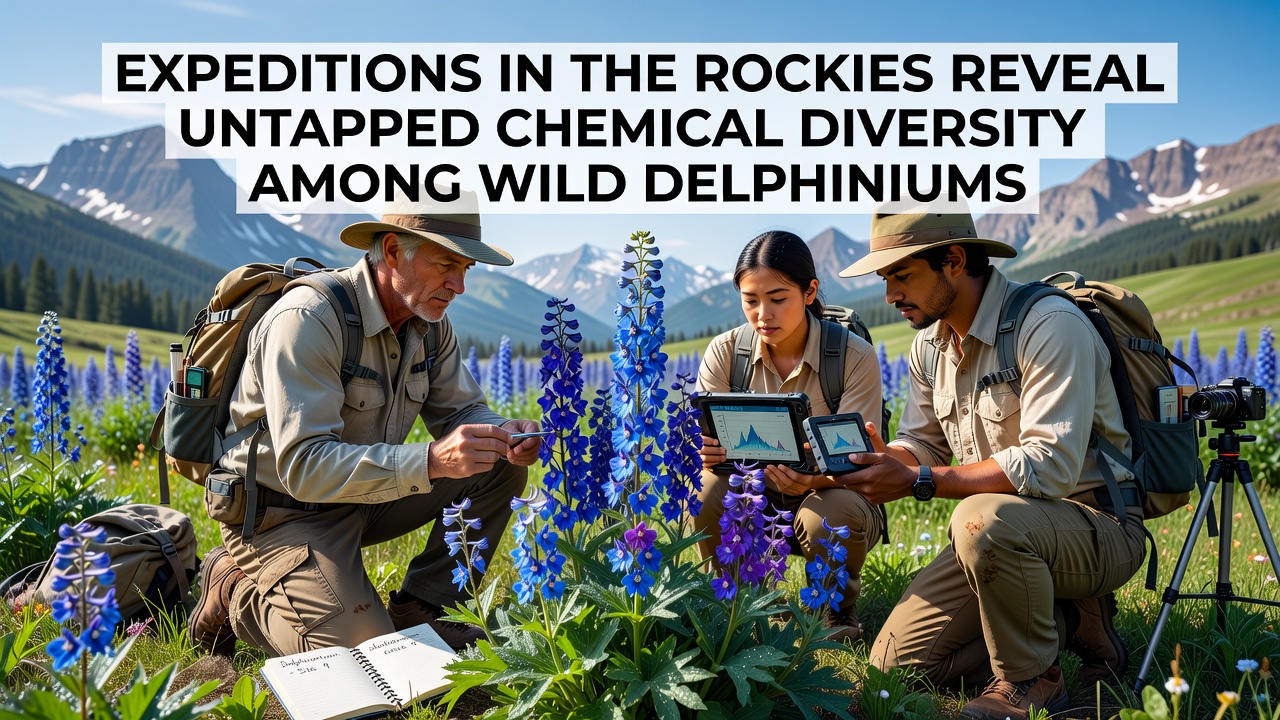 Rocky Mountain Surveys Identify Novel Alkaloid Profiles in Wild Delphinium Varieties