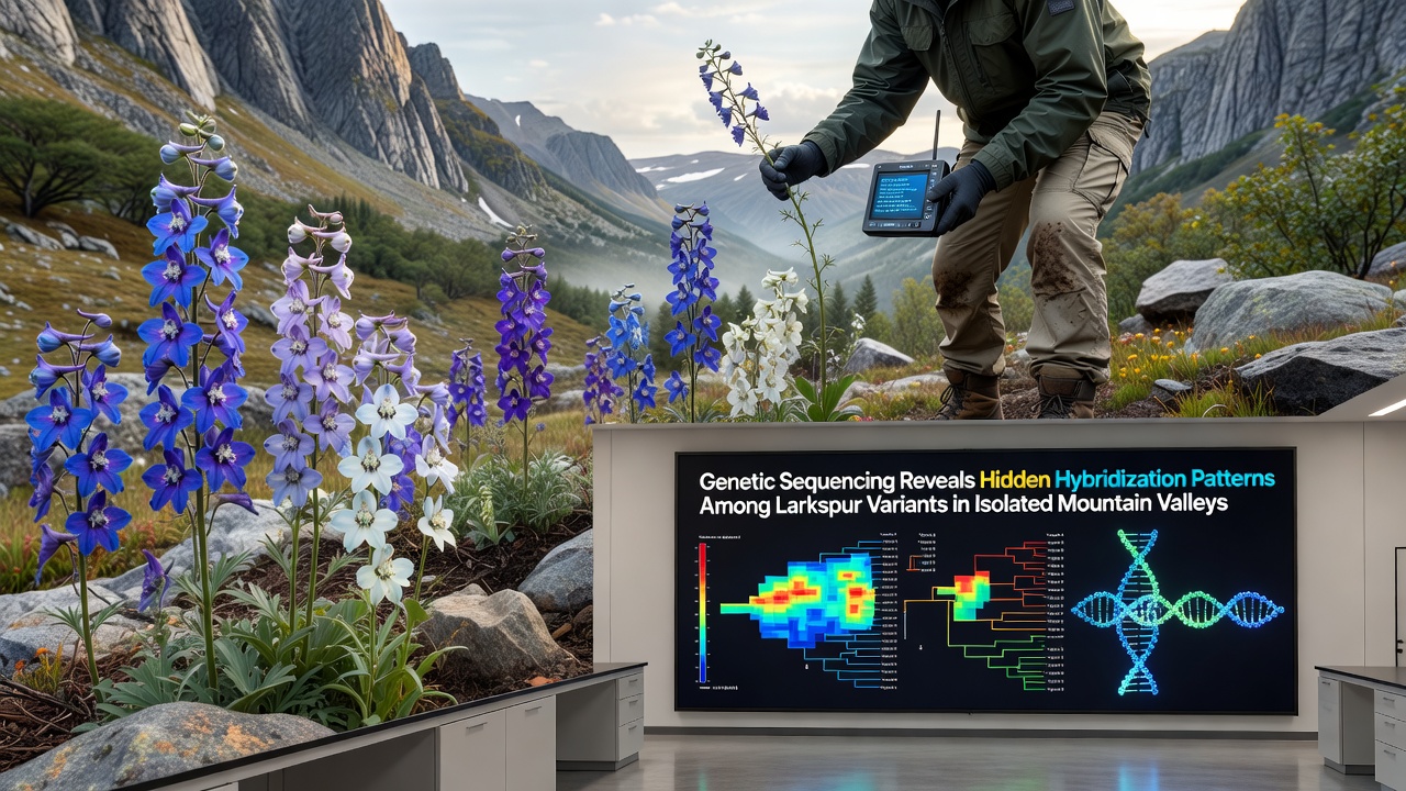 Genetic Sequencing Reveals Hidden Hybridization Patterns Among Larkspur Variants in Isolated Mountain Valleys
